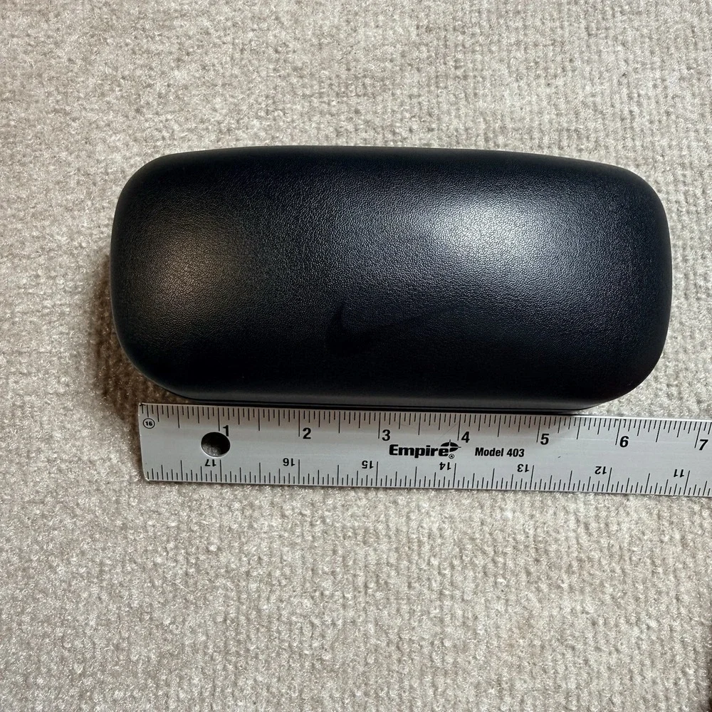 Authentic Nike Vision Hard Clamshell Eyeglasses Case Black 